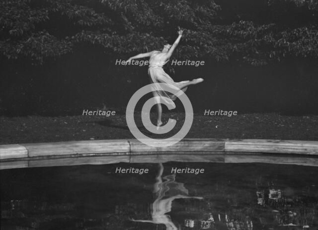 Elizabeth Duncan dancers and children, 1927 Creator: Arnold Genthe.