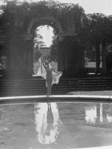 Elizabeth Duncan dancers and children, 1927 Creator: Arnold Genthe