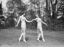 Elizabeth Duncan dancers and children, 1929 Creator: Arnold Genthe