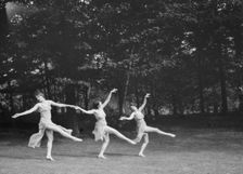 Elizabeth Duncan dancers and children, 1929 Creator: Arnold Genthe