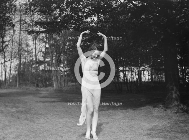 Elizabeth Duncan dancers and children, 1929 Creator: Arnold Genthe.
