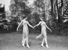 Elizabeth Duncan dancers and children, 1929 Creator: Arnold Genthe