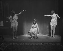 Elizabeth Duncan dancers and children, 1929 Creator: Arnold Genthe