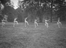 Elizabeth Duncan dancers and children, 1920 Creator: Arnold Genthe