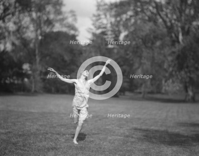 Elizabeth Duncan dancers and children, 1920 Creator: Arnold Genthe.