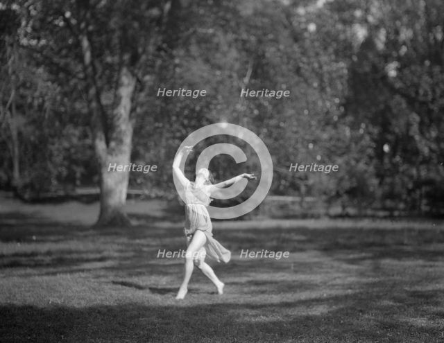 Elizabeth Duncan dancers and children, 1920 Creator: Arnold Genthe.