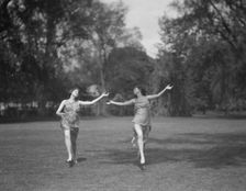 Elizabeth Duncan dancers and children, 1920 Creator: Arnold Genthe