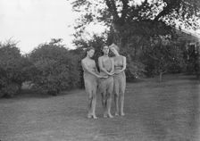 Elizabeth Duncan dancers and children, 1936 Creator: Arnold Genthe