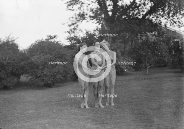 Elizabeth Duncan dancers and children, 1936 Creator: Arnold Genthe.