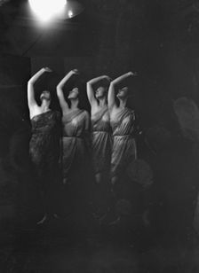 Elizabeth Duncan dancers and children, 1931 Creator: Arnold Genthe