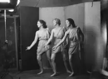 Elizabeth Duncan dancers and children, 1931 Creator: Arnold Genthe