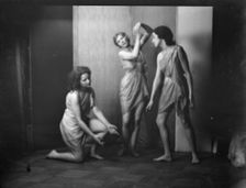 Elizabeth Duncan dancers and children, 1931 Creator: Arnold Genthe