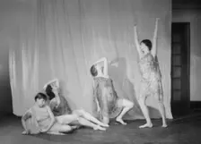 Elizabeth Duncan dancers and children, 1932 Creator: Arnold Genthe