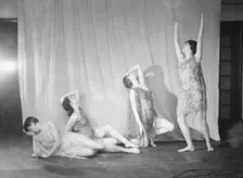 Elizabeth Duncan dancers and children, 1932 Creator: Arnold Genthe