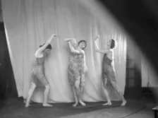 Elizabeth Duncan dancers and children, 1932 Creator: Arnold Genthe