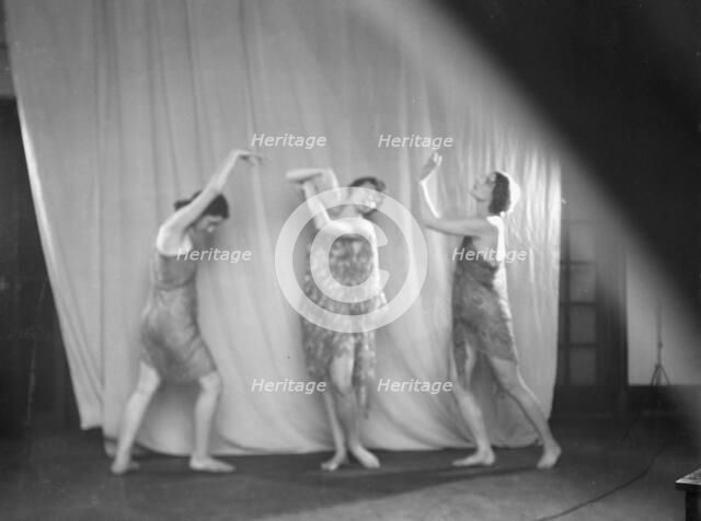 Elizabeth Duncan dancers and children, 1932 Creator: Arnold Genthe.