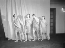 Elizabeth Duncan dancers and children, 1932 Creator: Arnold Genthe