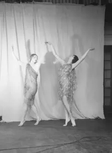 Elizabeth Duncan dancers and children, 1932 Creator: Arnold Genthe