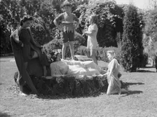 Elizabeth Duncan dancers and children, 1941 Creator: Arnold Genthe