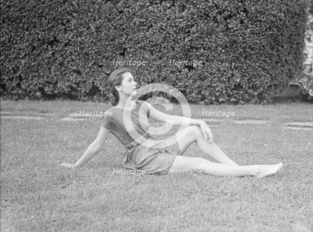 Elizabeth Duncan dancers and children, 1941 Creator: Arnold Genthe.