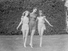Elizabeth Duncan dancers and children, 1941 Creator: Arnold Genthe