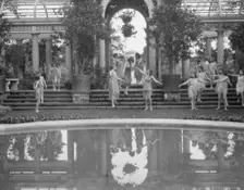 Elizabeth Duncan dancers and children, between 1916 and 1941. Creator: Arnold Genthe