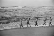 Elizabeth Duncan dancers and children, between 1916 and 1941. Creator: Arnold Genthe