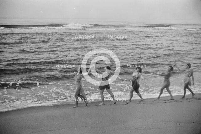 Elizabeth Duncan dancers and children, between 1916 and 1941. Creator: Arnold Genthe.