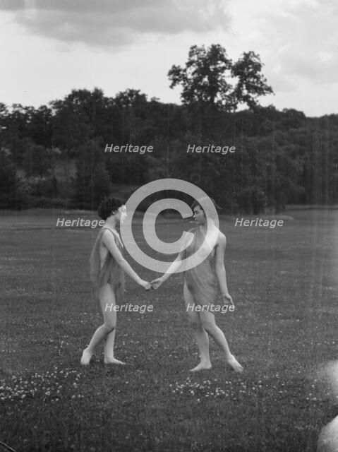 Elizabeth Duncan dancers, between 1916 and 1941. Creator: Arnold Genthe.