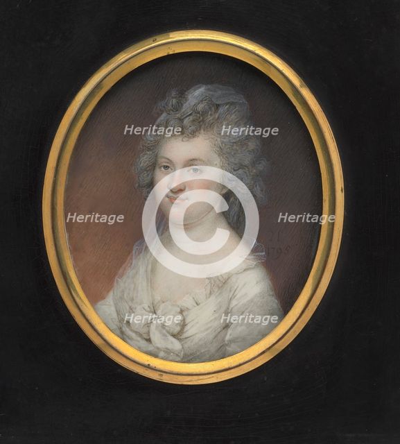 Elizabeth Depeyster Peale, 1795. Creator: James Peale.