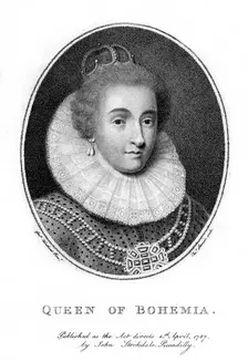 Elizabeth, Electress Palatine and Queen of Bohemia, (1787).Artist: Taylor