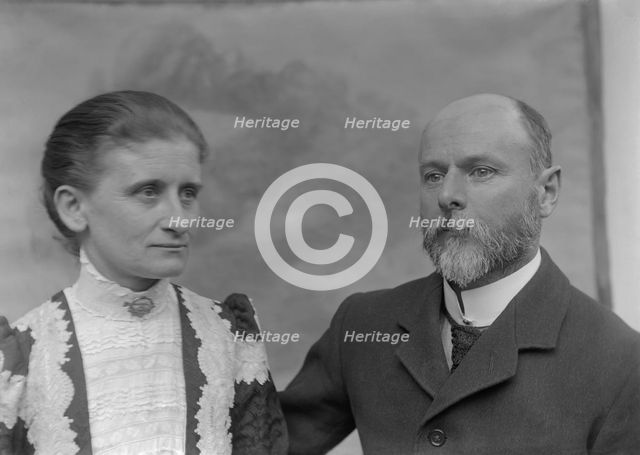 Elizabeth Esplain L'Estrange (nee Ely ) & Robert Augustus Henry L'Estrange, c1900s. Creator: Robert Augustus Henry L'Estrange.