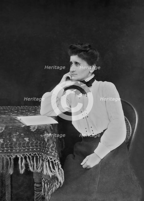 Elizabeth Esplain L'Estrange (nee Ely), b. 22-12-1865 in Brisbane, Qld. / d. 11-8-1953., c1900s.. Creator: Robert Augustus Henry L'Estrange.