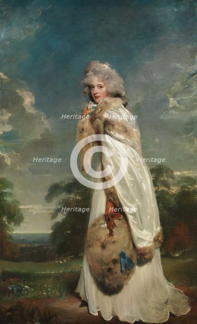 Elizabeth Farren (born about 1759, died 1829), Later Countess of Derby, 1790. Creator: Thomas Lawrence.