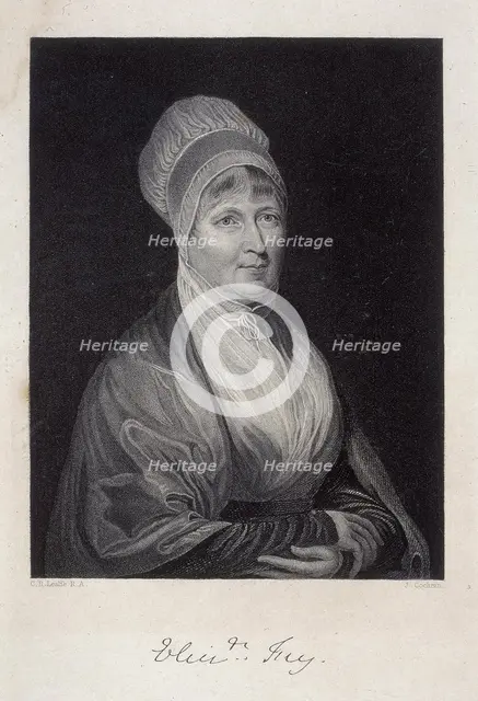 Elizabeth Fry, 1844. Creator: J Cochran.