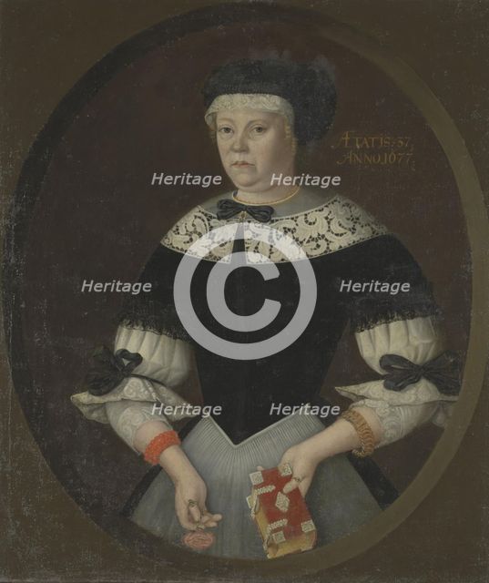 Elizabeth Godzen Seehusen, 1677. Creator: Andrew Lawrenceson Smith.