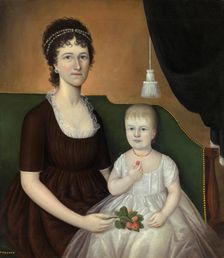 Elizabeth Grant Bankson Beatty (Mrs. James Beatty) and her daughter Susan, c. 1805. Creator: Joshua Johnson