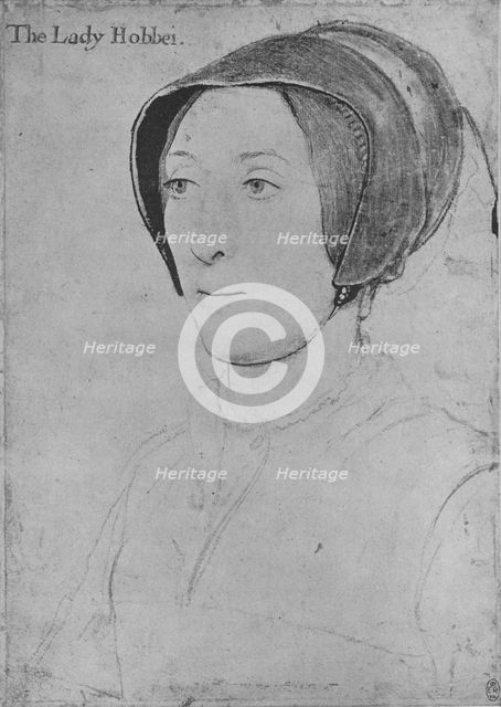 'Elizabeth Hoby', c1532-1543 (1945). Artist: Hans Holbein the Younger.
