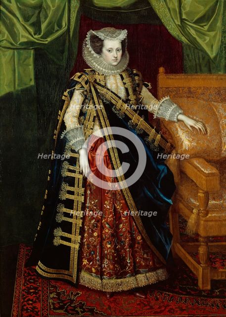 Elizabeth Home, Countess of Suffolk, early 17th century. Artist: Unknown.