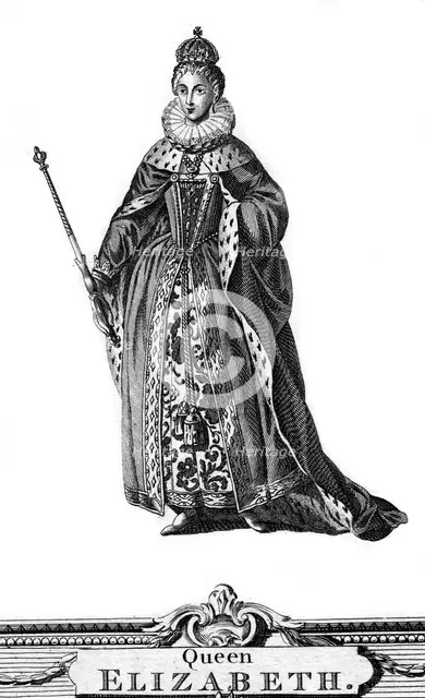 Elizabeth I of England, (1533-1603). Artist: Unknown