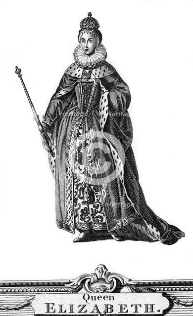 Elizabeth I of England, (1533-1603). Artist: Unknown