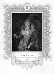 Elizabeth I of England, (19th century).Artist: William Thomas Fry