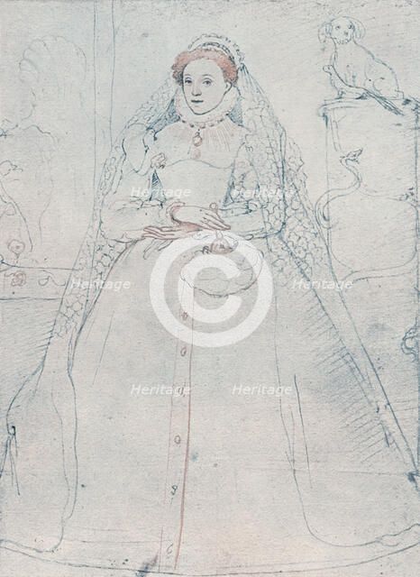 Elizabeth I, Queen of England and Ireland, 1575. Artist: Federico Zuccaro