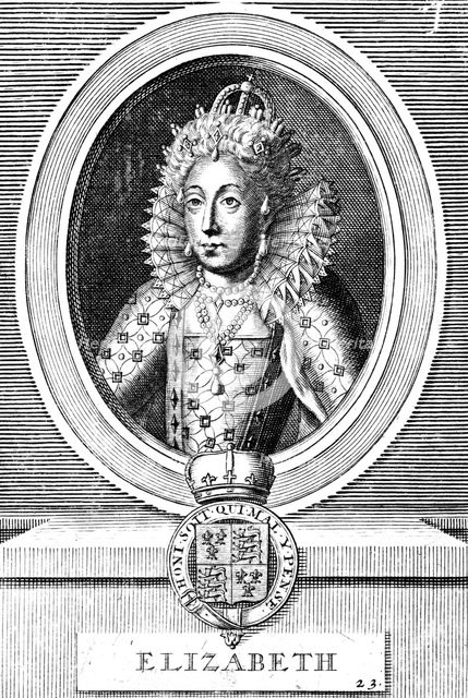 Elizabeth I, Queen of England and Ireland. Artist: Unknown