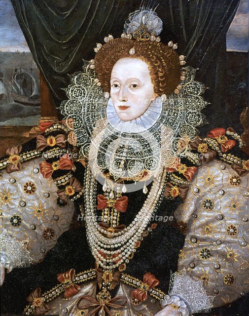 Elizabeth I, Queen of England and Ireland, c1588. Artist: George Gower