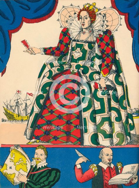 Elizabeth I, Queen of England from 1558, (1932). Artist: Rosalind Thornycroft.