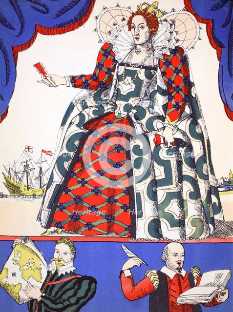 Elizabeth I, Queen of England from 1558, (1932). Creator: Rosalind Thornycroft.