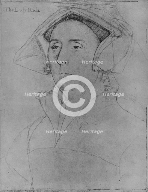 'Elizabeth, Lady Rich', c1532-1543 (1945). Artist: Hans Holbein the Younger.