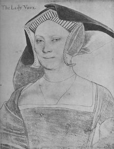 Elizabeth, Lady Vaux c1536 (1945). Artist: Hans Holbein the Younger
