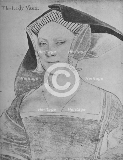 'Elizabeth, Lady Vaux', c1536 (1945). Artist: Hans Holbein the Younger.